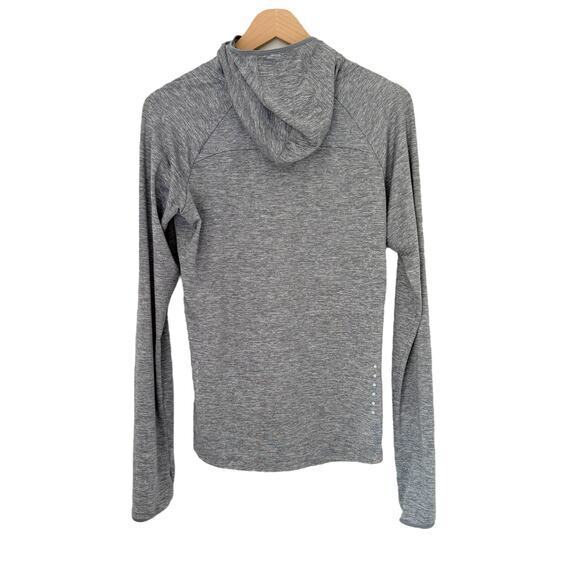 Nike Dri-Fit Element Cowl Neck Long Sleeve Pullover Running Hoodie Gray Size S - Picture 4 of 9